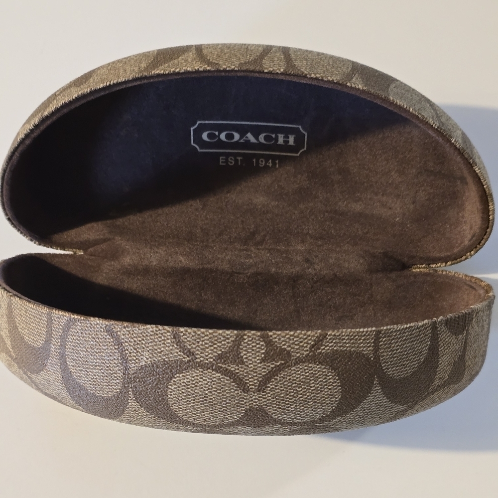 Coach glasses hard case